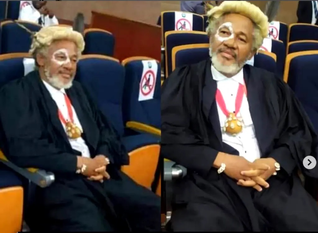 Drama as Nigerian lawyer dresses as native doctor to Supreme Court