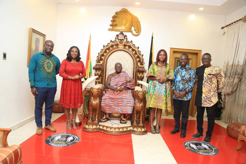 Otumfuo commends Vodafone for leading sustainable development in Ashanti Region