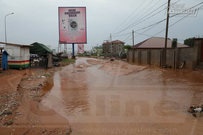 Users of Accra-Kasoa road call for permanent solution to traffic congestion caused by flooding around the Old Barrier