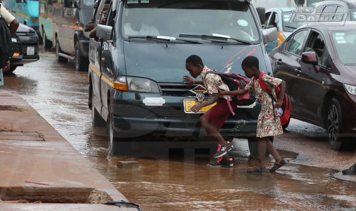 Users of Accra-Kasoa road call for permanent solution to traffic congestion caused by flooding around the Old Barrier