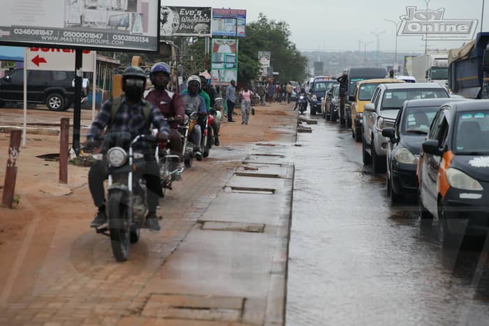 Users of Accra-Kasoa road call for permanent solution to traffic congestion caused by flooding around the Old Barrier