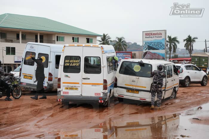 Users of Accra-Kasoa road call for permanent solution to traffic congestion caused by flooding around the Old Barrier