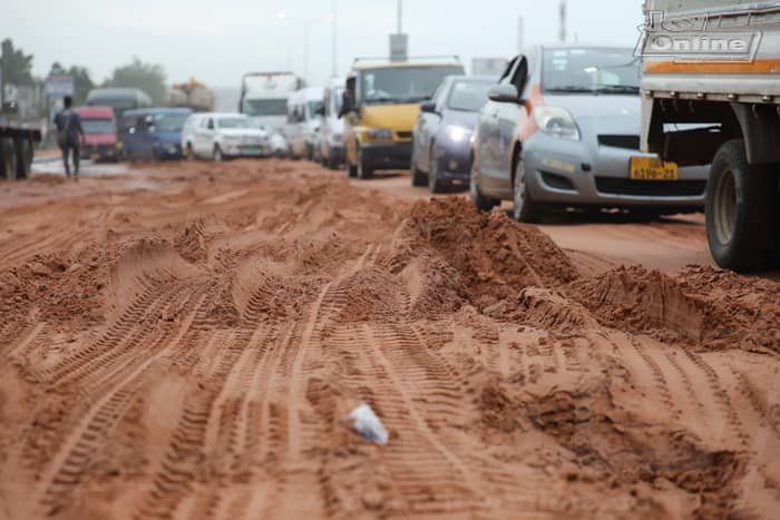 Users of Accra-Kasoa road call for permanent solution to traffic congestion caused by flooding around the Old Barrier