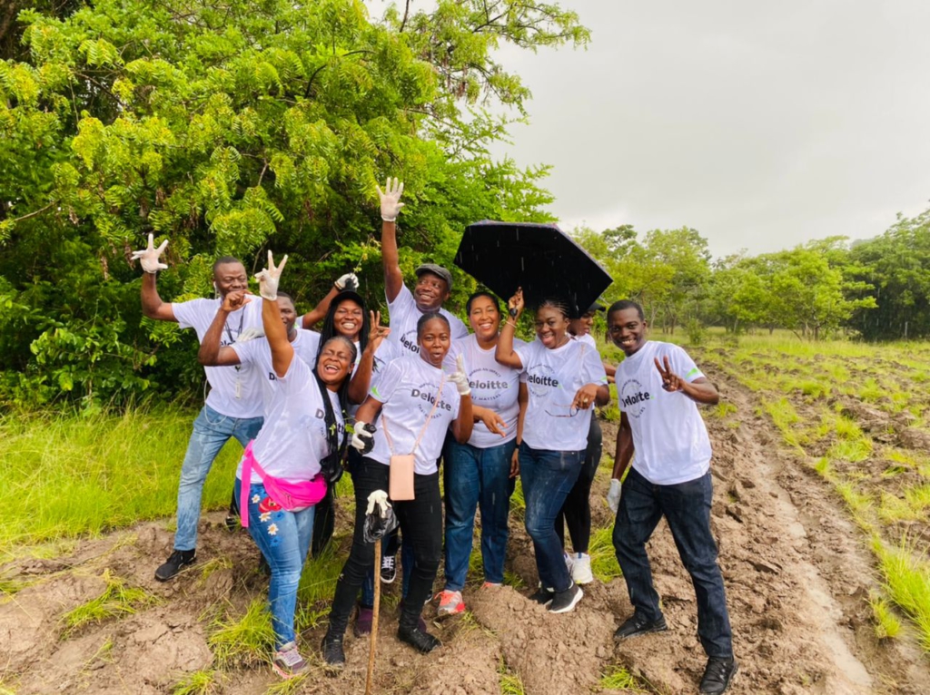 Deloitte Ghana undertakes tree planting exercise at Dodowa