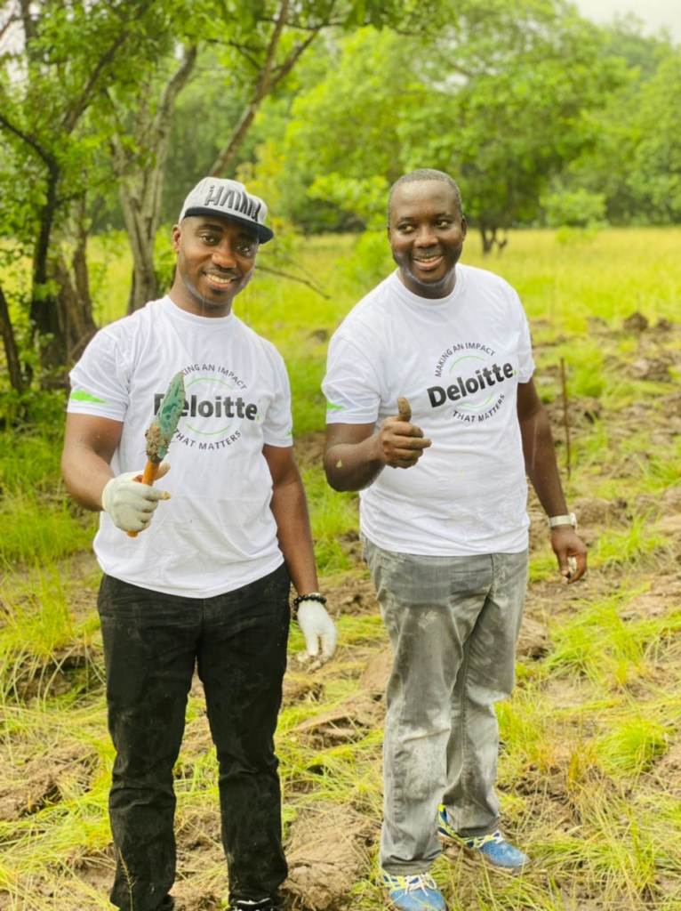 Deloitte Ghana undertakes tree planting exercise at Dodowa