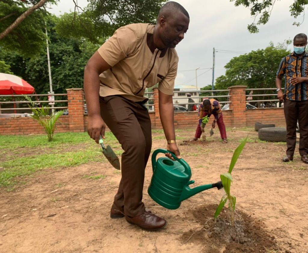 Green Ghana Project: Ambassador Boateng leads SIGA to plant number of trees