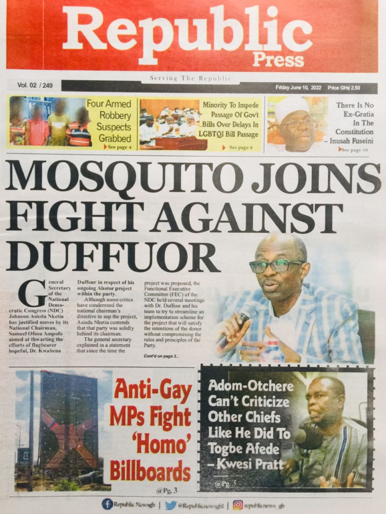 Today's front pages: Friday, June 10, 2022 Today's front pages: Friday, June 10, 2022