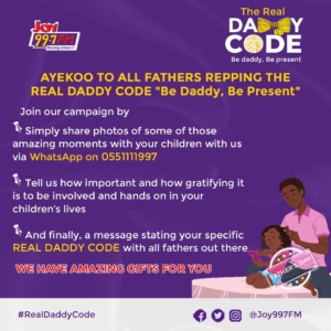 Fathers at Joy FM share their 'Real Daddy Code' ahead of Father's Day