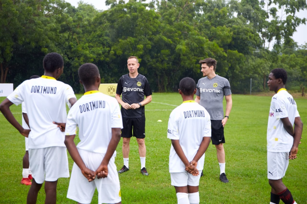 Evonik holds football coaching programme for Stylus Football Institution