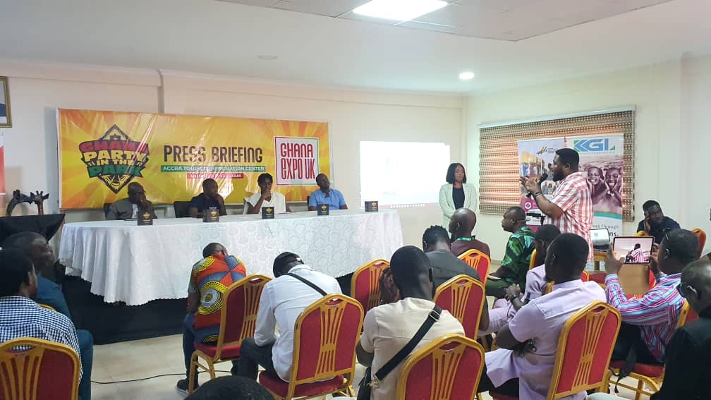Akwaaba Group holds a press briefing for Ghana Party in the Park UK Akwaaba Group holds a press briefing for Ghana Party in the Park UK