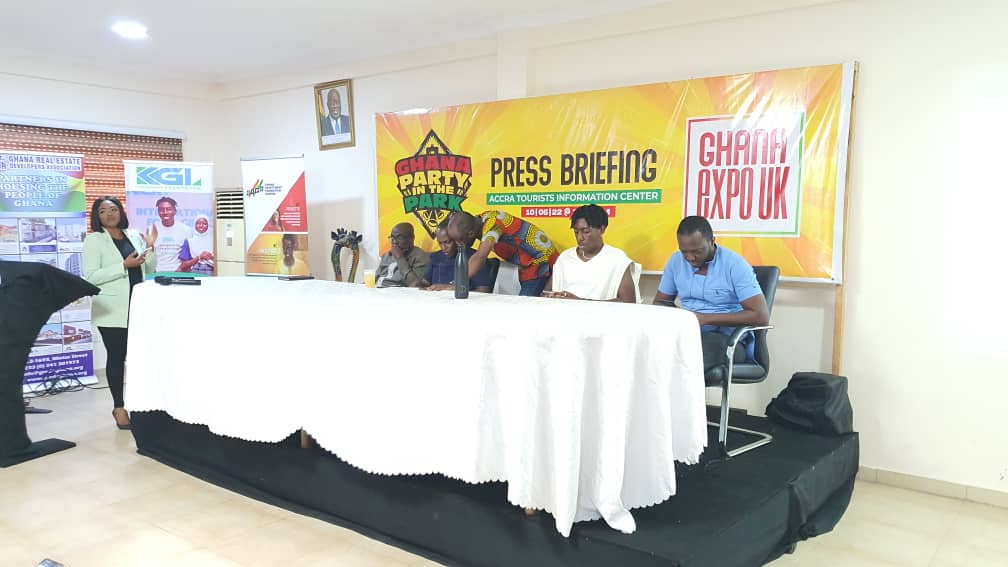 Akwaaba Group holds a press briefing for Ghana Party in the Park UK Akwaaba Group holds a press briefing for Ghana Party in the Park UK