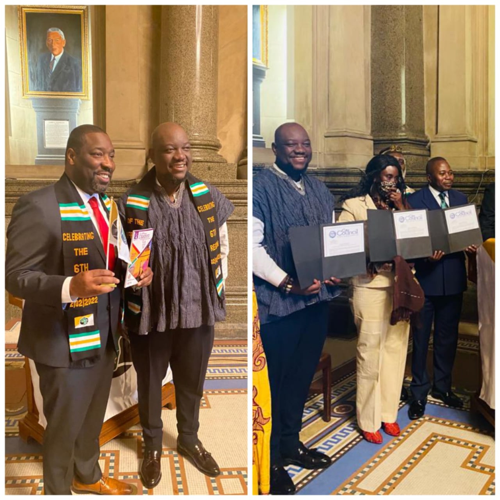 City of Philadelphia honours Ghanaian lawyer and entrepreneur, Kofi Asmah