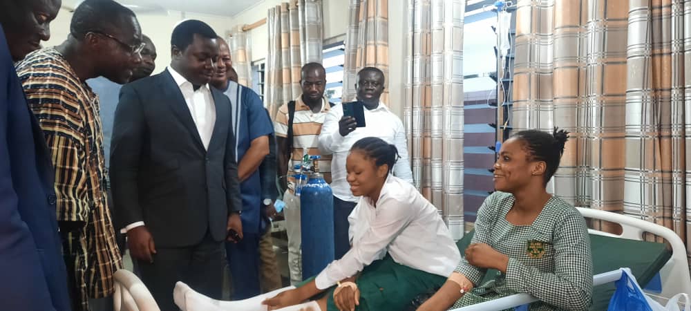 Kumasi Islamic SHS incident: Deputy Education Minister visits hospitalised victims