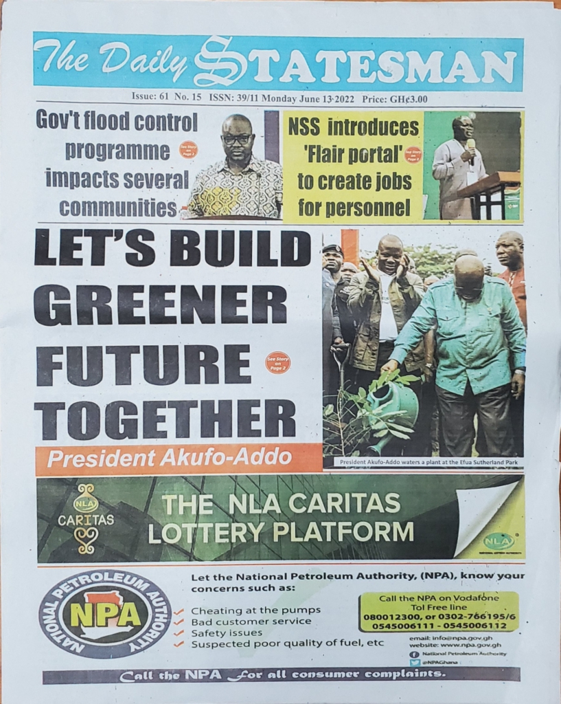 Today's front pages: Monday, June 13, 2022