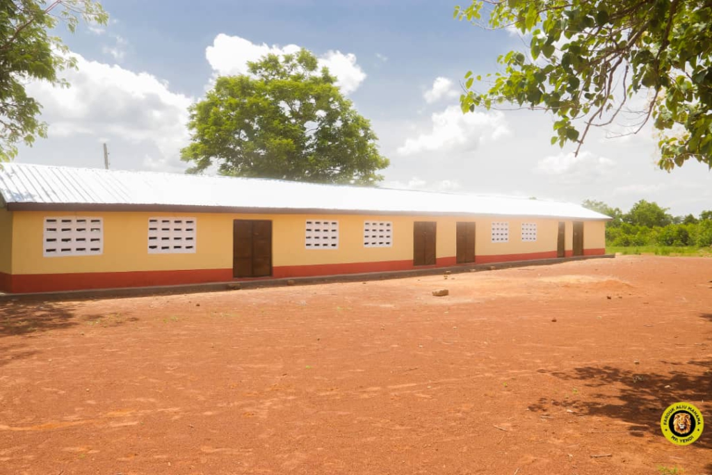 Yendi MP renovates 3 schools blocks destroyed by rainstorm