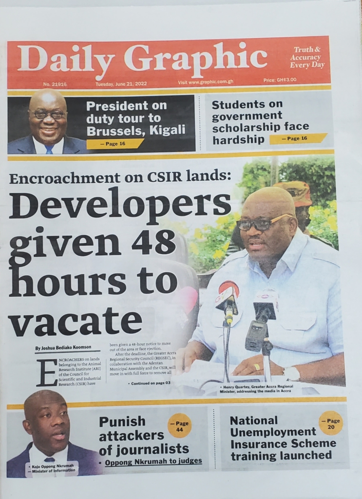 Today's front pages: Tuesday, June 21, 2022 Today's front pages: Tuesday, June 21, 2022