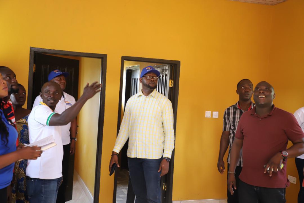 GIFEC Administrator concludes inspection of projects in Ashanti region