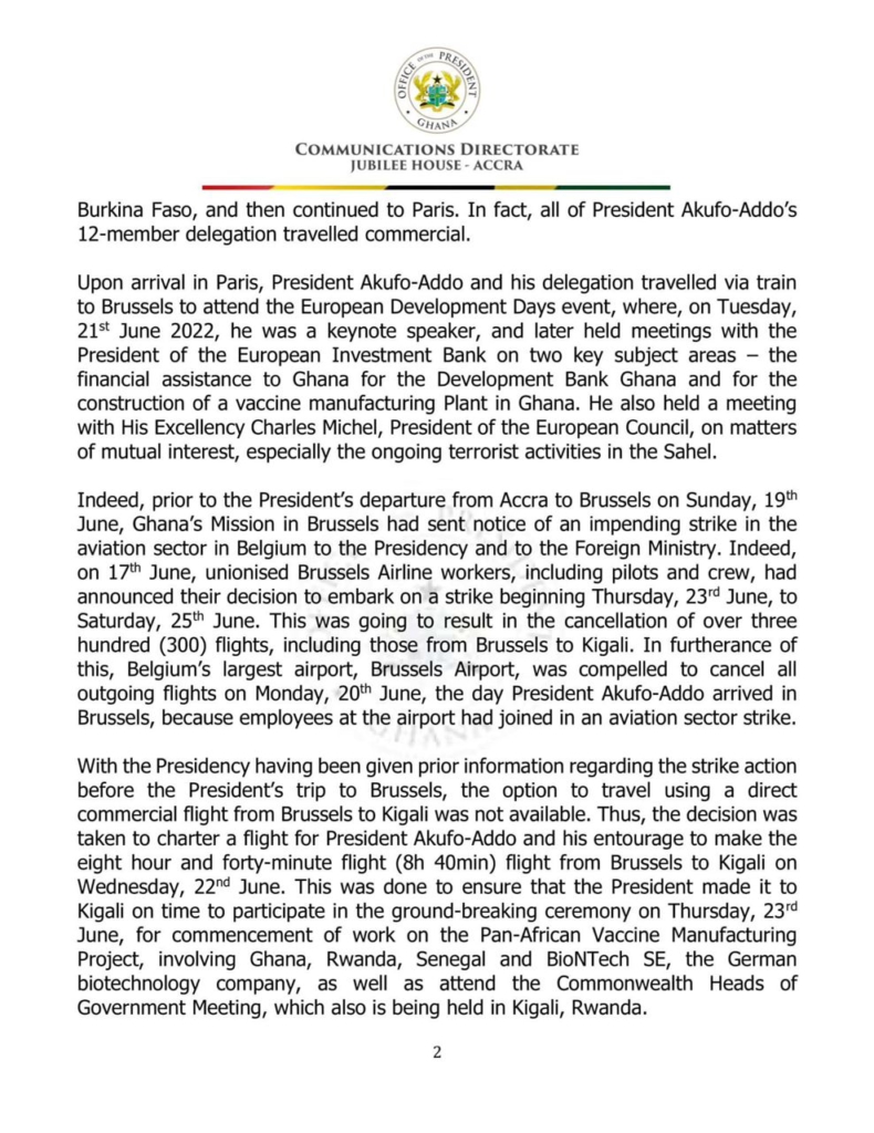Ablakwa's claim of Akufo-Addo flying 'Luxury Monster' inaccurate - Presidency Ablakwa's claim of Akufo-Addo flying 'Luxury Monster' inaccurate - Presidency
