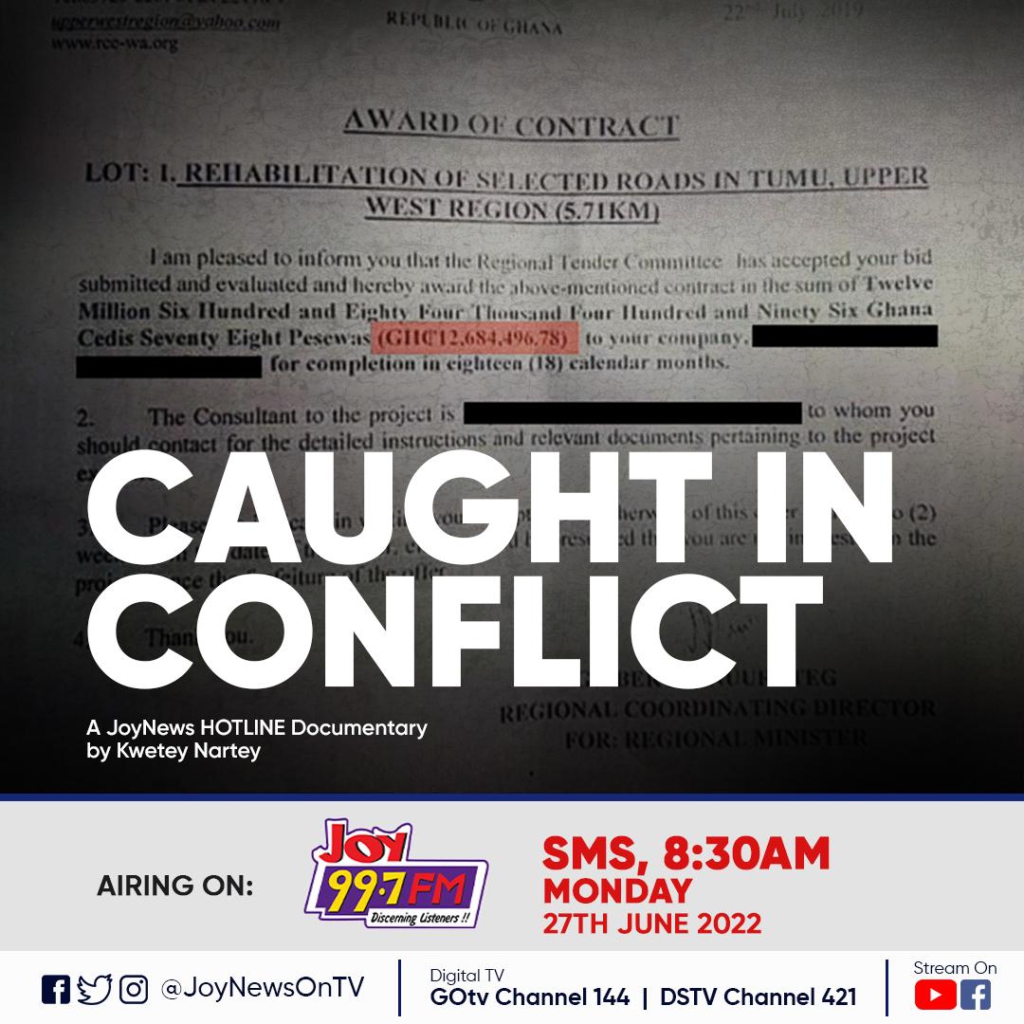 Akufo-Addo's Minister caught in conflict? - JoyNews investigations Akufo-Addo's Minister caught in conflict? - JoyNews investigations