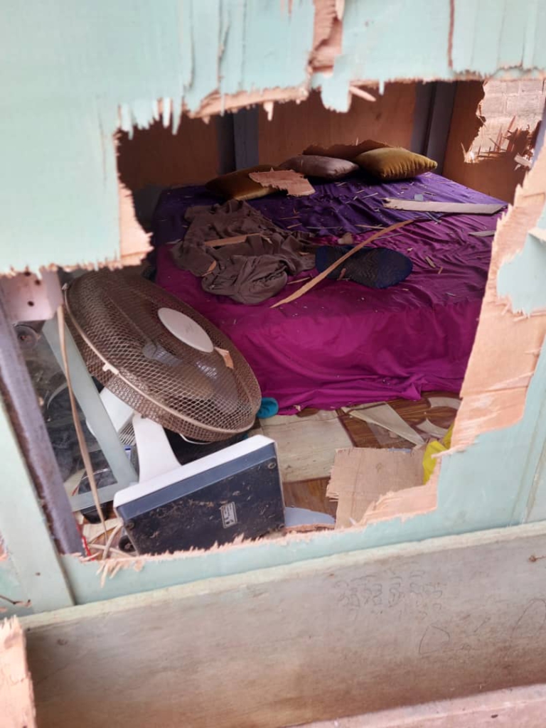 Land guards attack Dome residents, homes destroyed Land guards attack Dome residents, homes destroyed