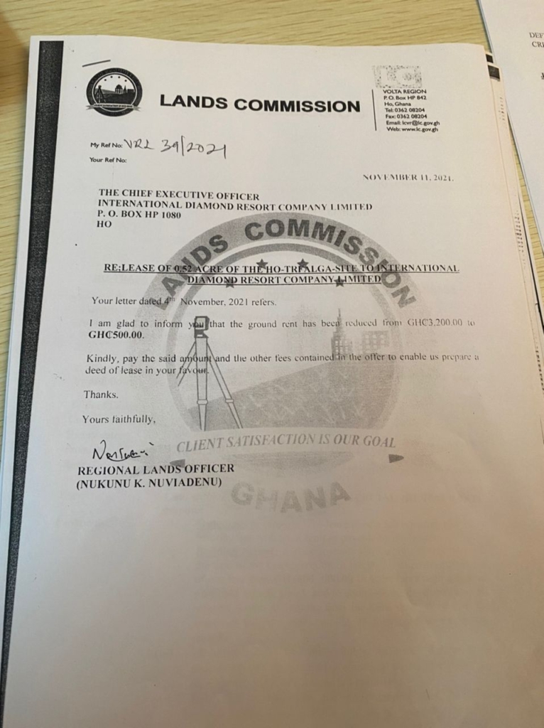 Residents of Ho shocked by revelation that a state land was sold at ¢41