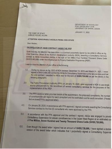Special Prosecutor petitioned over alleged signature forgery by NDA boss in ¢10m case Special Prosecutor petitioned over alleged signature forgery by NDA boss in ¢10m case