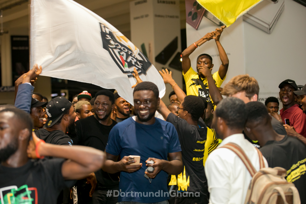 Dortmund Legends arrive in Ghana ahead of clash with African Giants