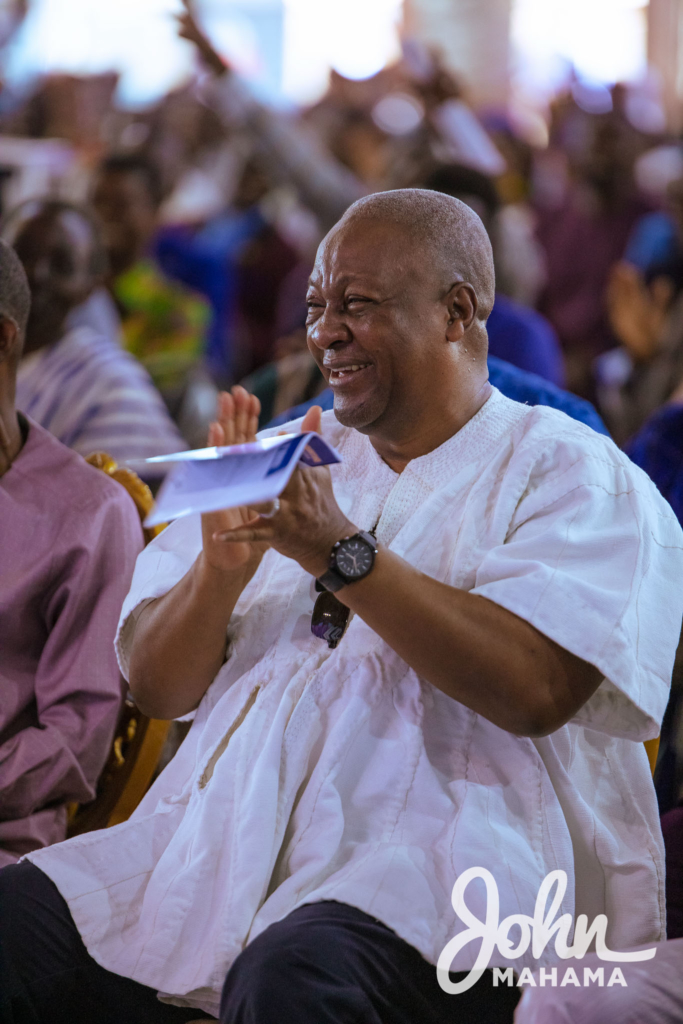 Photos: Mahama at induction service of Regional President of North West Region Assemblies of God Church