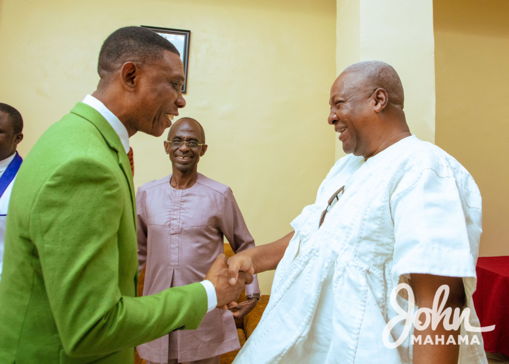 Photos: Mahama at induction service of Regional President of North West Region Assemblies of God Church