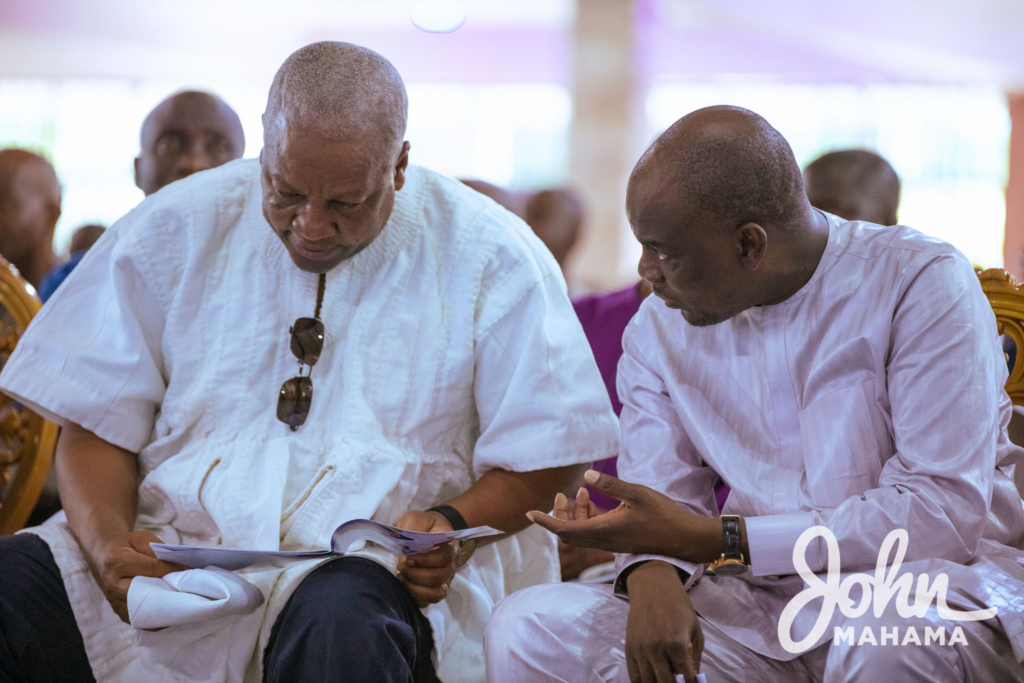 Photos: Mahama at induction service of Regional President of North West Region Assemblies of God Church