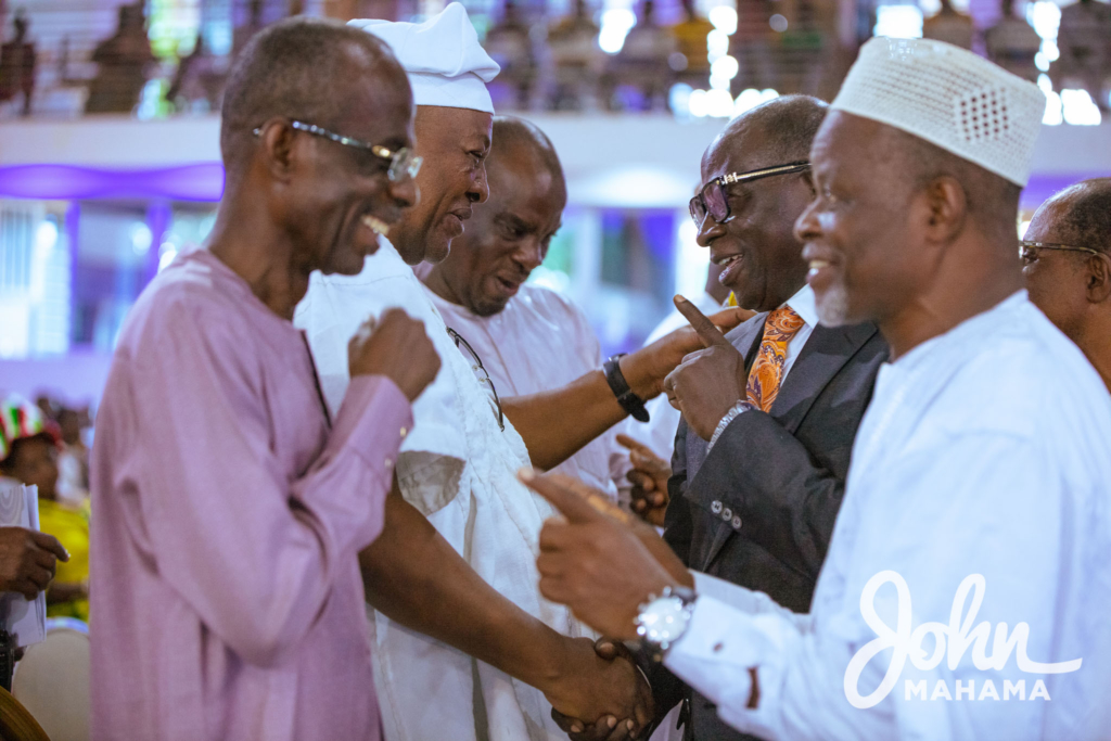 Photos: Mahama at induction service of Regional President of North West Region Assemblies of God Church