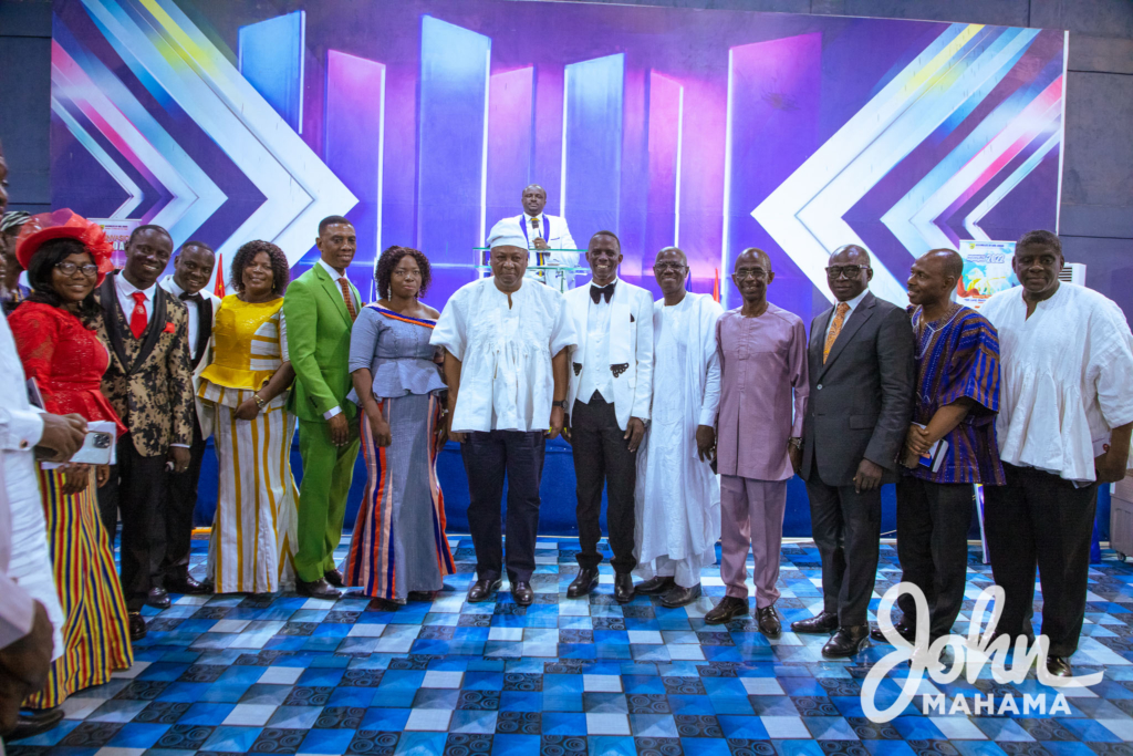 Photos: Mahama at induction service of Regional President of North West Region Assemblies of God Church