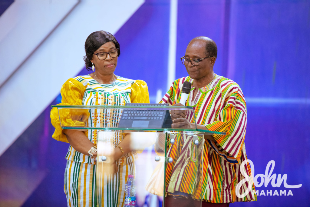 Photos: Mahama at induction service of Regional President of North West Region Assemblies of God Church