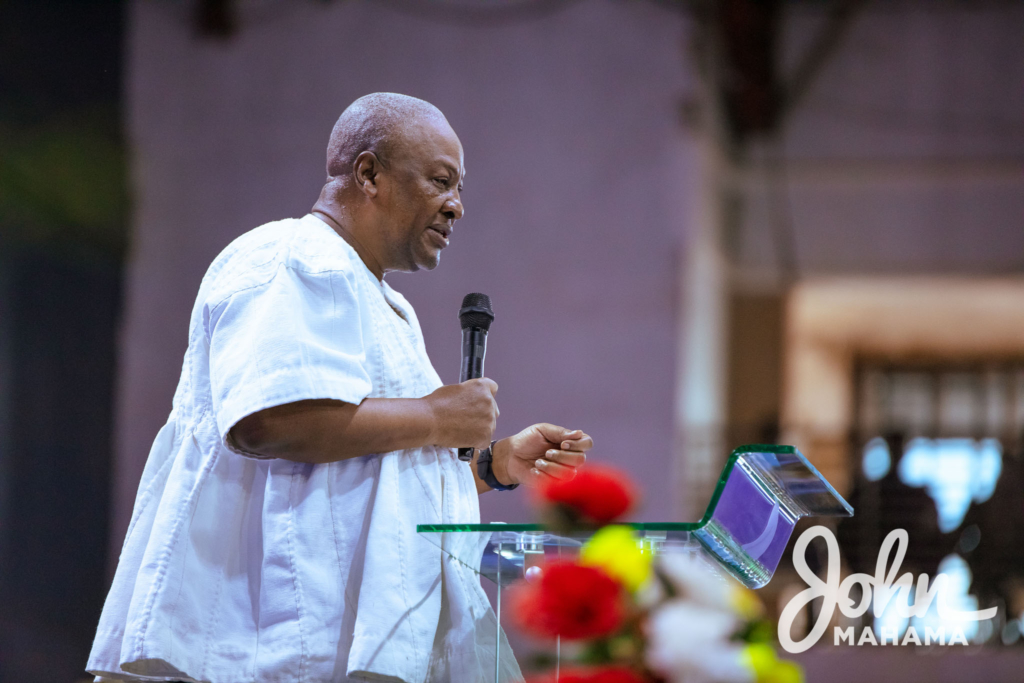 Photos: Mahama at induction service of Regional President of North West Region Assemblies of God Church