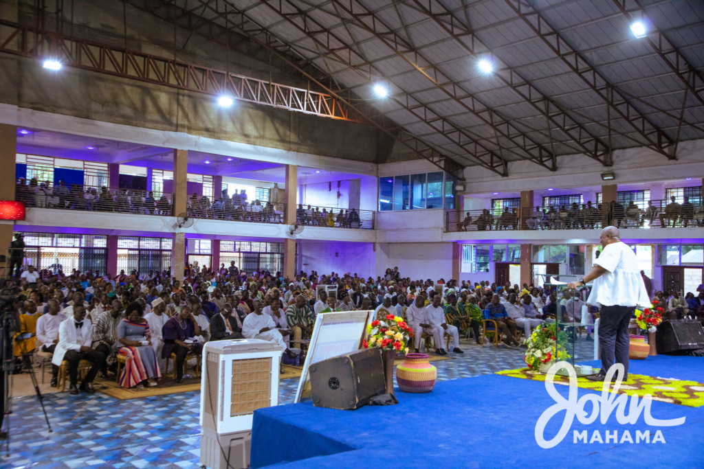 Photos: Mahama at induction service of Regional President of North West Region Assemblies of God Church