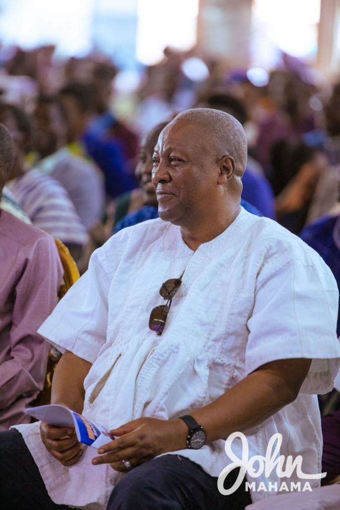 Photos: Mahama at induction service of Regional President of North West Region Assemblies of God Church