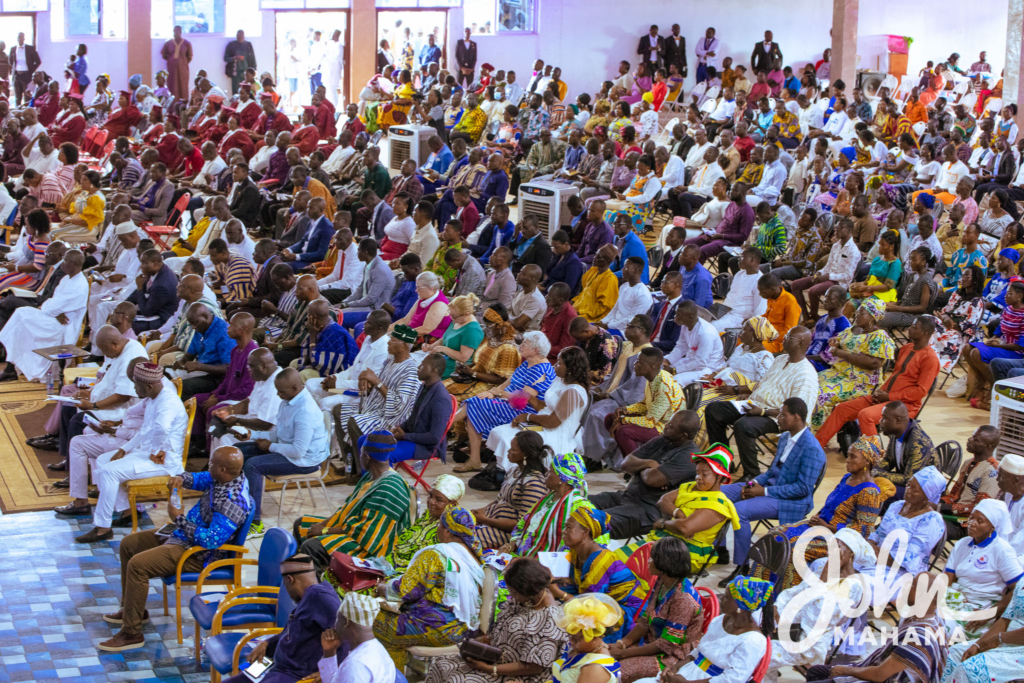 Photos: Mahama at induction service of Regional President of North West Region Assemblies of God Church