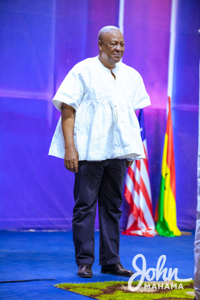 Photos: Mahama at induction service of Regional President of North West Region Assemblies of God Church