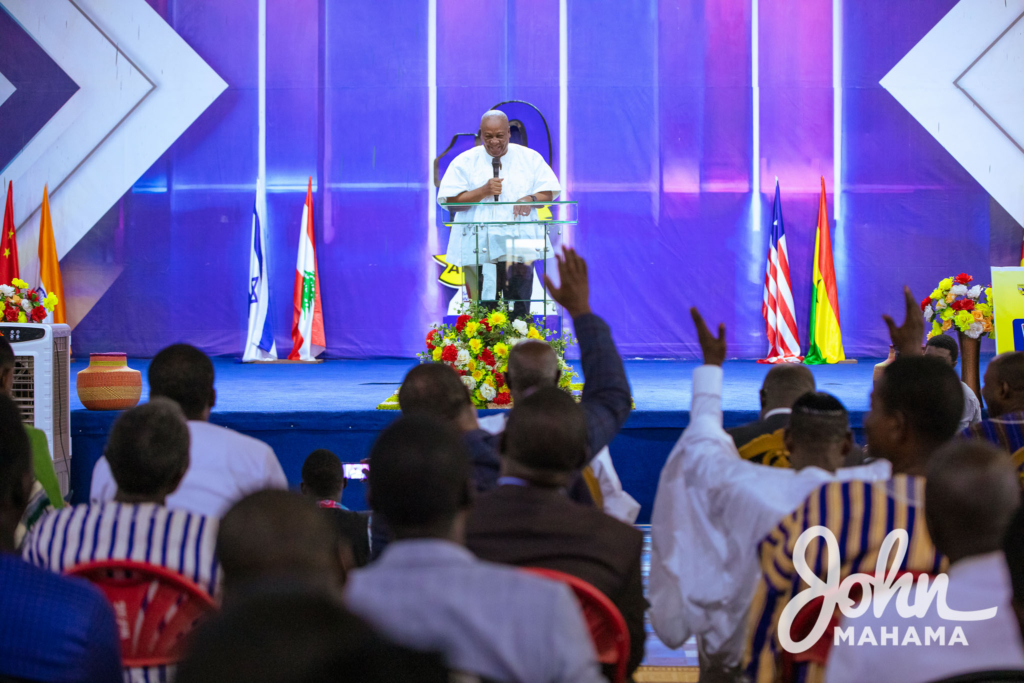 Photos: Mahama at induction service of Regional President of North West Region Assemblies of God Church