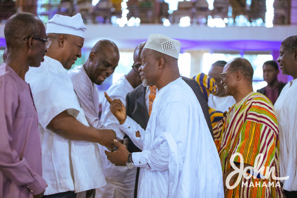 Photos: Mahama at induction service of Regional President of North West Region Assemblies of God Church