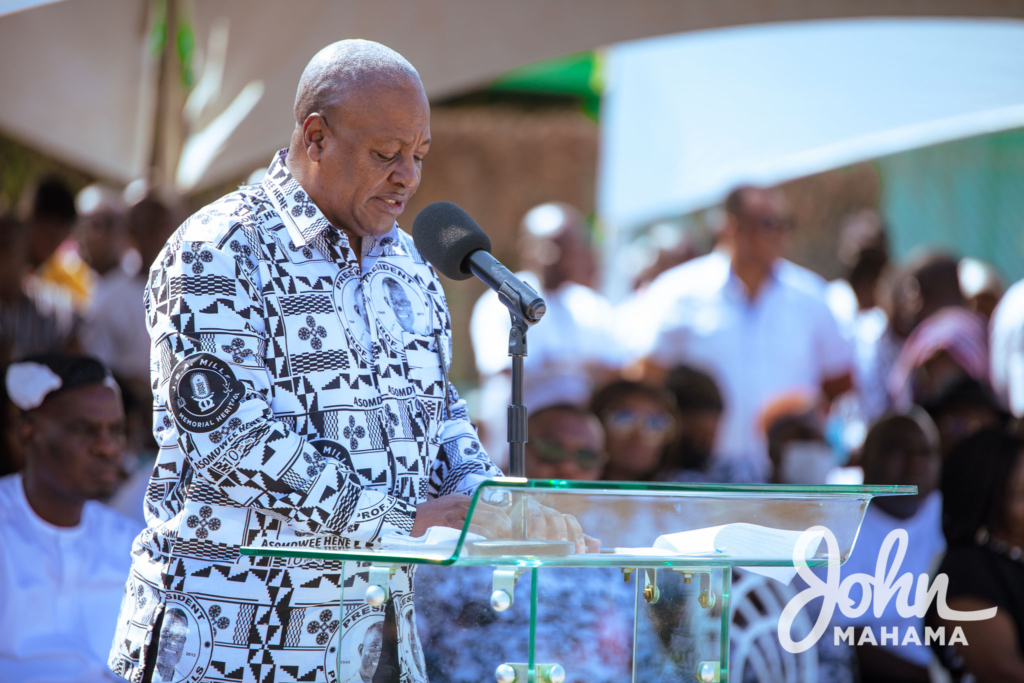 Photos: Mahama commemorates 10th anniversary of Atta-Mills' death