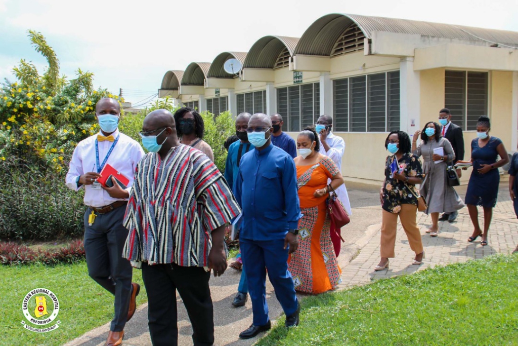 Council members of Ghana Health Service tour Eastern Regional Hospital