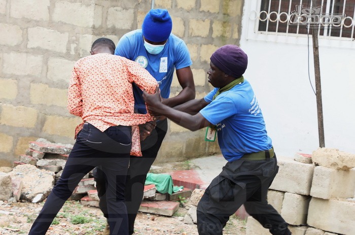 Joy Clean Ghana: AMA Environmental Health officials stop church operating in a residential area