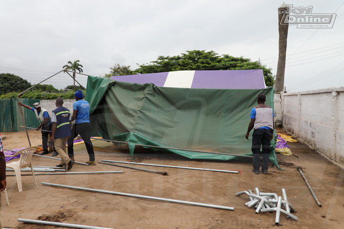 Joy Clean Ghana: AMA Environmental Health officials stop church operating in a residential area