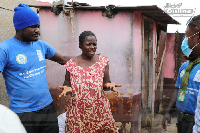 Joy Clean Ghana: AMA Environmental Health officials stop church operating in a residential area