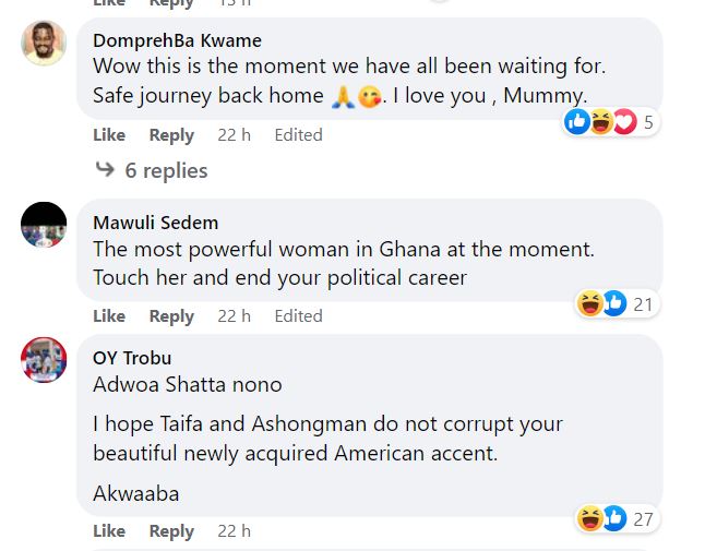 Is Adwoa Safo returning to Ghana? - Ghanaians ask as new photos pop up