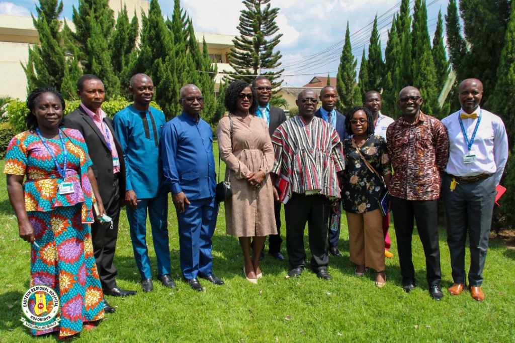 Council members of Ghana Health Service tour Eastern Regional Hospital