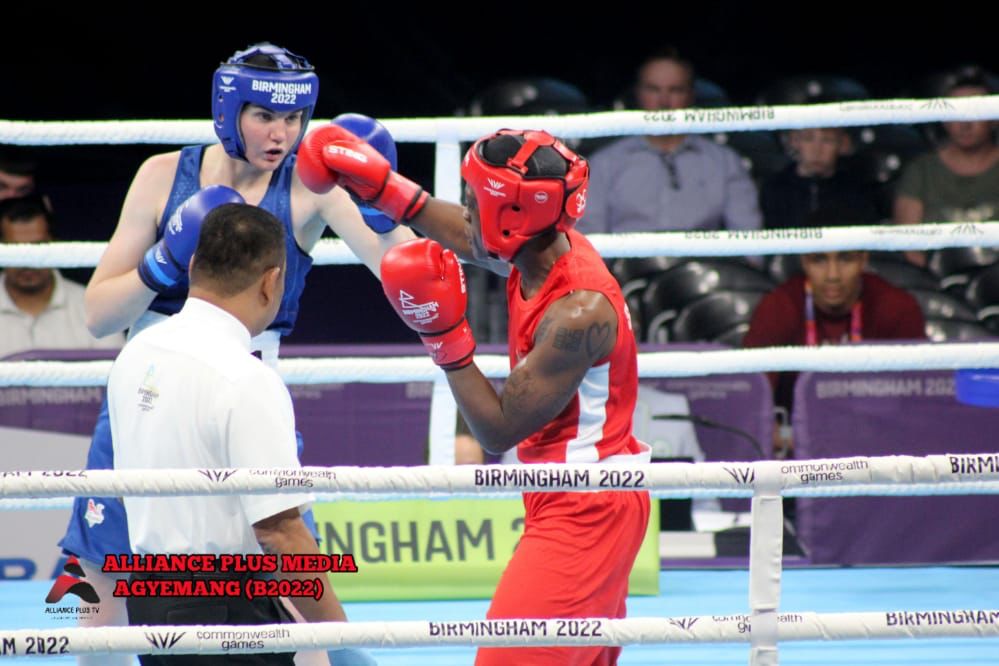 Ghana's trending PhD boxer, Ornella Sathoud, loses 2022 Commonwealth Games opener