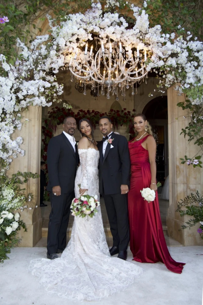 Eddie Murphy's daughter Bria marries fiancé Michael Xavier in romantic Beverly Hills ceremony