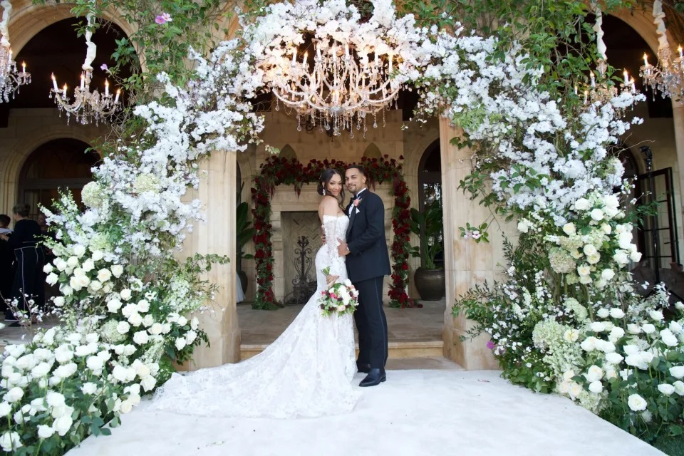 Eddie Murphy's daughter Bria marries fiancé Michael Xavier in romantic Beverly Hills ceremony